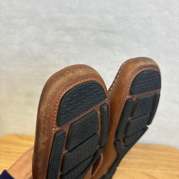 Cole Haan Venetian Brown Leather Slip On Driving Loafer Shoe Mens Size 9.5 - Picture 12 of 12